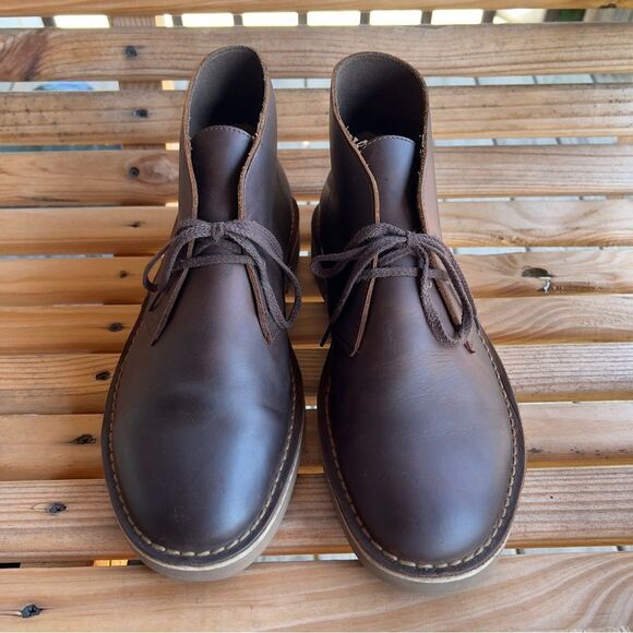 Clarks Men’s Desert Boots | Size 11 | Dark Brown Leather - Picture 2 of 12
